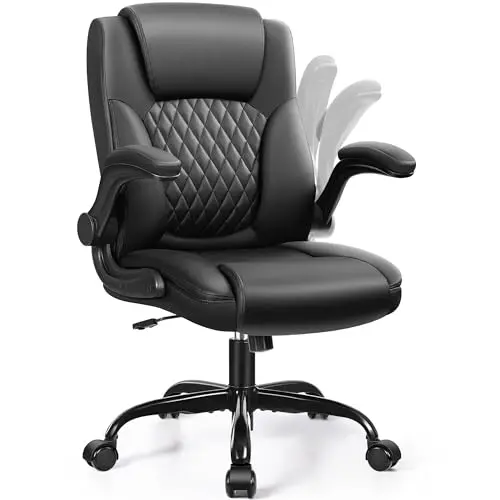 Brick Attic leather office chair designed for short users