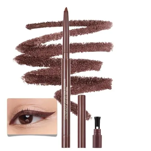 Kaely red brown gel eyeliner pencil for smokey eyes and multipurpose use