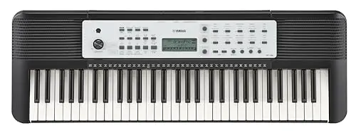 Yamaha 61-key portable keyboard for beginners with music rest