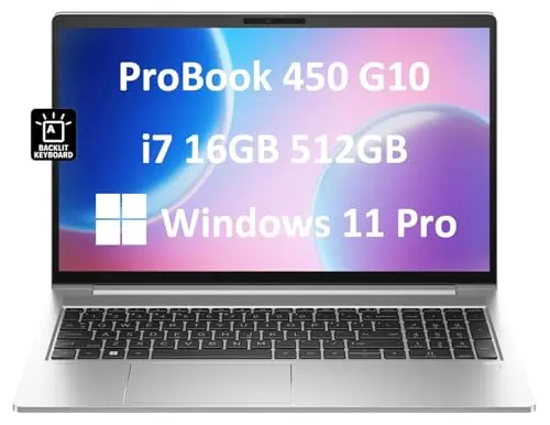 HP ProBook 450 G10 business laptop with basic security features