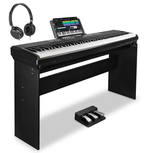 STRICH 88-key weighted digital piano with stand and speakers