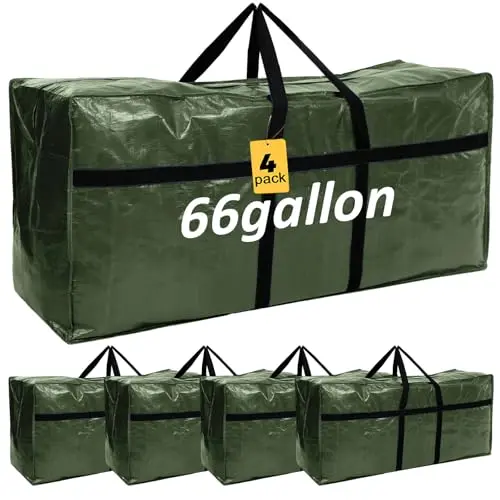 Clysee green moving bags with large capacity and sturdy handles