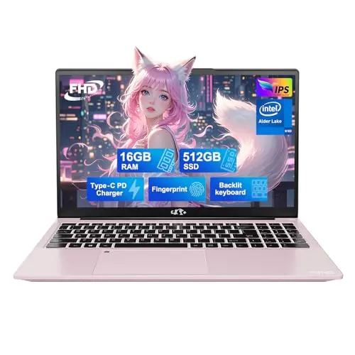 NIMO 15.6-inch laptop in rose gold