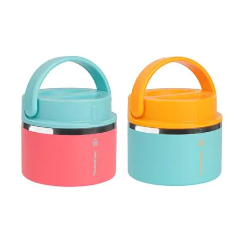 THERMOFLASK double wall insulated food jar 2-pack