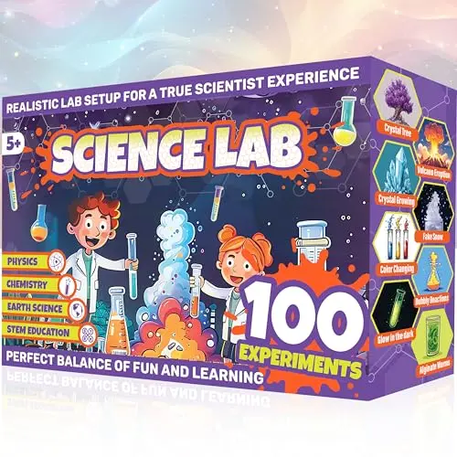 Bloonsy Science Kit with lab coat, goggles, and experiment tray