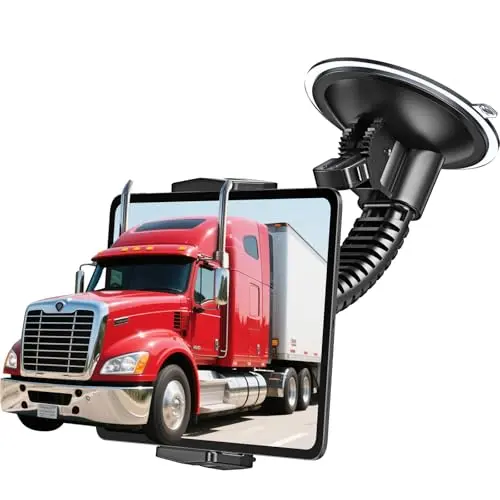 APPS2Car windshield tablet mount for truck with large suction cup