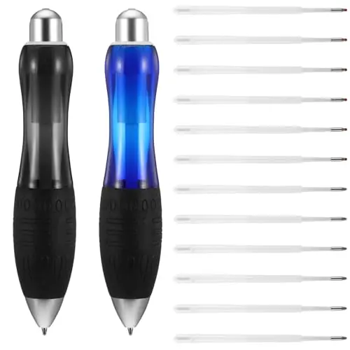 Wanmu big fat pens with wide grip and attached rope