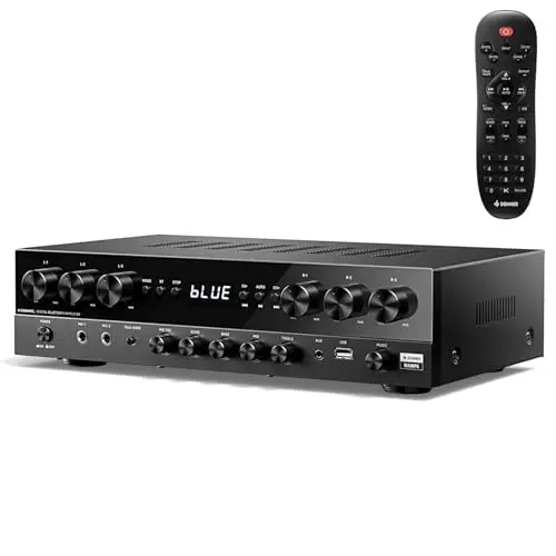 Donner MAMP6 6-channel stereo receiver with optical input and Bluetooth 5.3