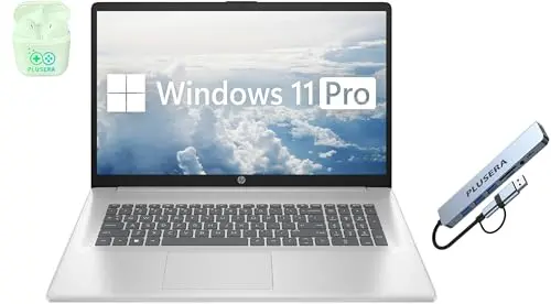 HP Ryzen 5 laptop with large display for programming and multitasking