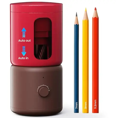 VUSIGN automatic electric pencil sharpener with multiple settings