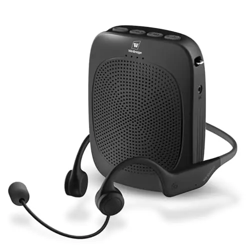 YOCEWECA C007 portable voice amplifier with wireless earhook microphone