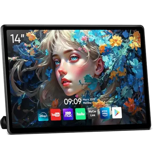 AINAVIGO 14-inch Android headrest monitor for car back seat