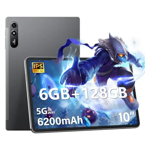 SGIN 10.51-inch Android tablet in black with slim design