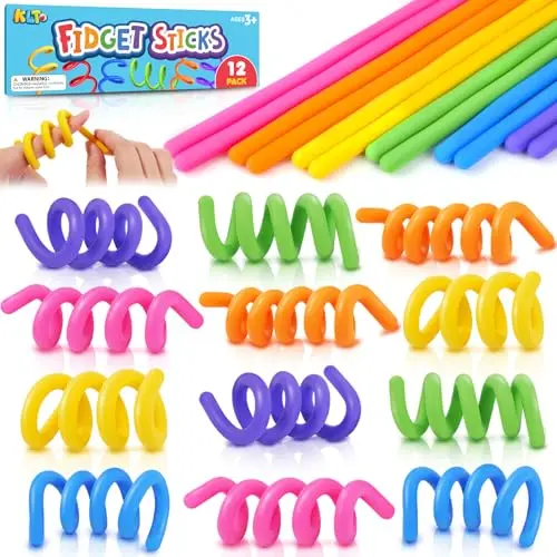KLT sensory sticks for bending and winding quiet fidget toys