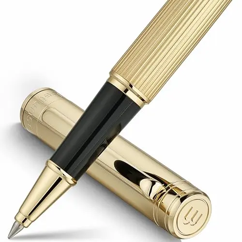 BEILUNER lighthouse series rollerball pen in gold