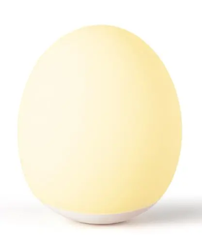 AuroraNiteBeam silicone egg night light for nursery