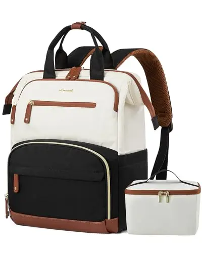 LOVEVOOK lunch backpack showing wide opening design