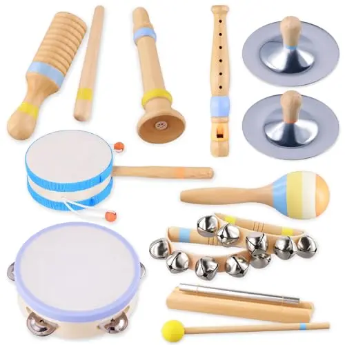 Innowis Montessori wooden musical instrument set for toddlers