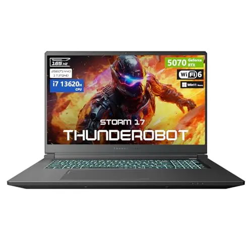 Thunderobot Storm 17 gaming laptop with 17.3-inch QHD display