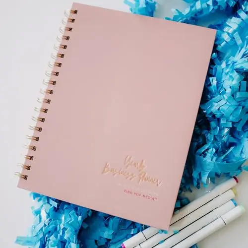 Pink Pop Party yearly business planner for female entrepreneurs