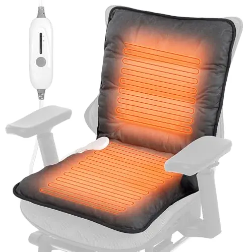 FAYKONCEN heated seat cushion with dual-zone heating