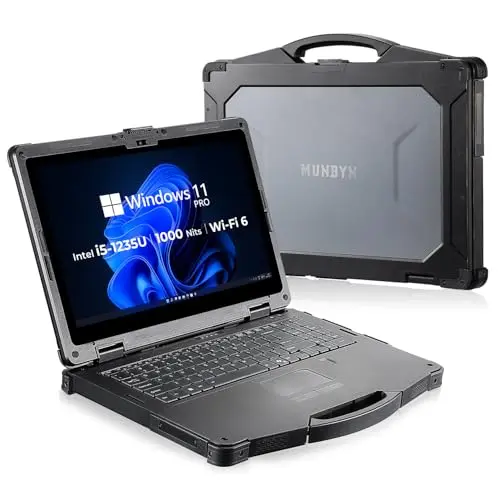 MUNBYN IRX16 rugged laptop with modern features