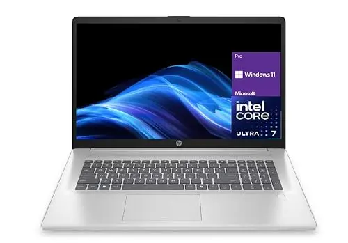 HP 17.3 inch AI laptop with large screen