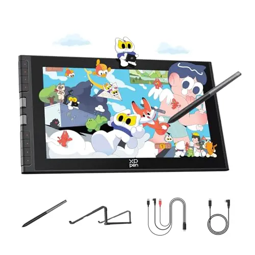 XPPen Artist 12 3rd drawing tablet with screen and dual dial wheels