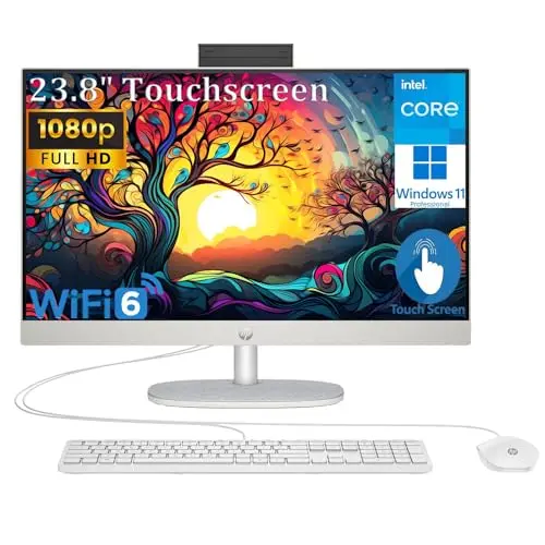 HP 24 inch all-in-one touchscreen desktop computer for music production